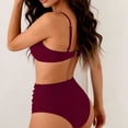thumbnail image 4 of Fewfanhot Women's Conservative Cover-Up Swimwear Set, Daily Beach Two-Piece Swimsuit, Solid Color Modest Stylish Swimwear, 4 of 6