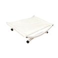 thumbnail image 1 of Moderna hamaca elevada para gatos, tela transpirable, elegante tumbona para interiores o exteriores. Blanco, 1 of 3