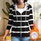 thumbnail image 1 of Heisall Womens Hoodies Spring Autumn Daily Wear Floral Print Raglan Sleeve Long Sleeve Fashion Casual Hooded with Pocket Zipper 2025 New Design Tops, 1 of 7
