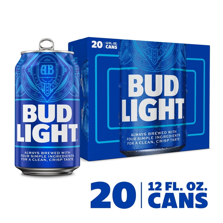 Bud Light 30缶✖︎２ Bud Light American Light Lager Beer 20 Pack 12 fl oz Aluminum Cans