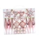 thumbnail image 1 of 40 piezas de adornos de bolas de Navidad/adornos colgantes para árboles de Navidad/decoración navideña para año Nuevo, cumpleaños, aniversario, fiesta Rosa, 1 of 8