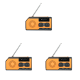 thumbnail image 1 of Radio Manivela Linterna LED Multifuncional para Acampar Al Aire Libre Senderismo, 1 of 9