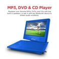 Ematic 9" Portable DVD Player with TV Tuner and Bluetooth, Blue