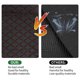 thumbnail image 4 of Tapete de forro de carga Unique Bargains para maletero trasero para Honda CRV Hybrid 2017-2021 XPE Cuero de microfibra Negro Cara plana Patrón de diamante 3D, 4 of 7