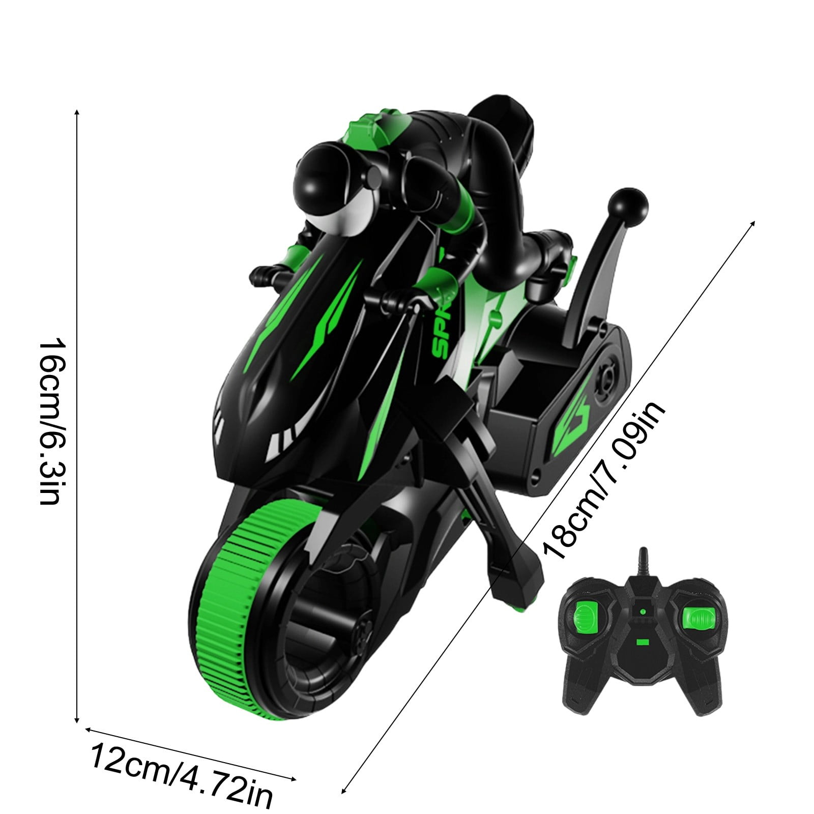 Meggemo Gift Remote Control Stunt Motorcycle - High-Speed Drift & Spinning RC Racing Car, Dynamic Outdoor & Home Play, Exciting Leisure Gift