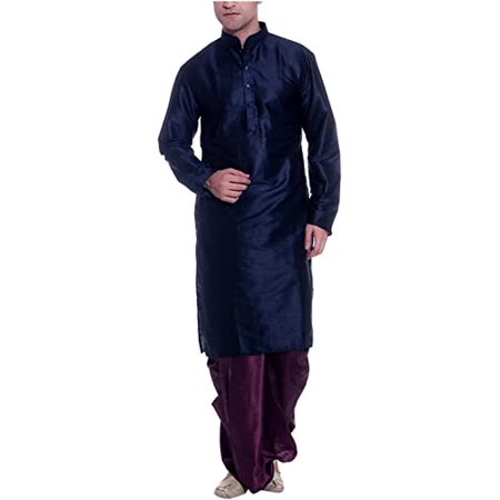 

Royal Kurta Mens Cotton Silk Kurta Dhoti