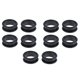 thumbnail image 1 of Tijeras de Peluquería Zulema 10x Inserciones de Anillos de Dedo Silicona Negro, 1 of 8
