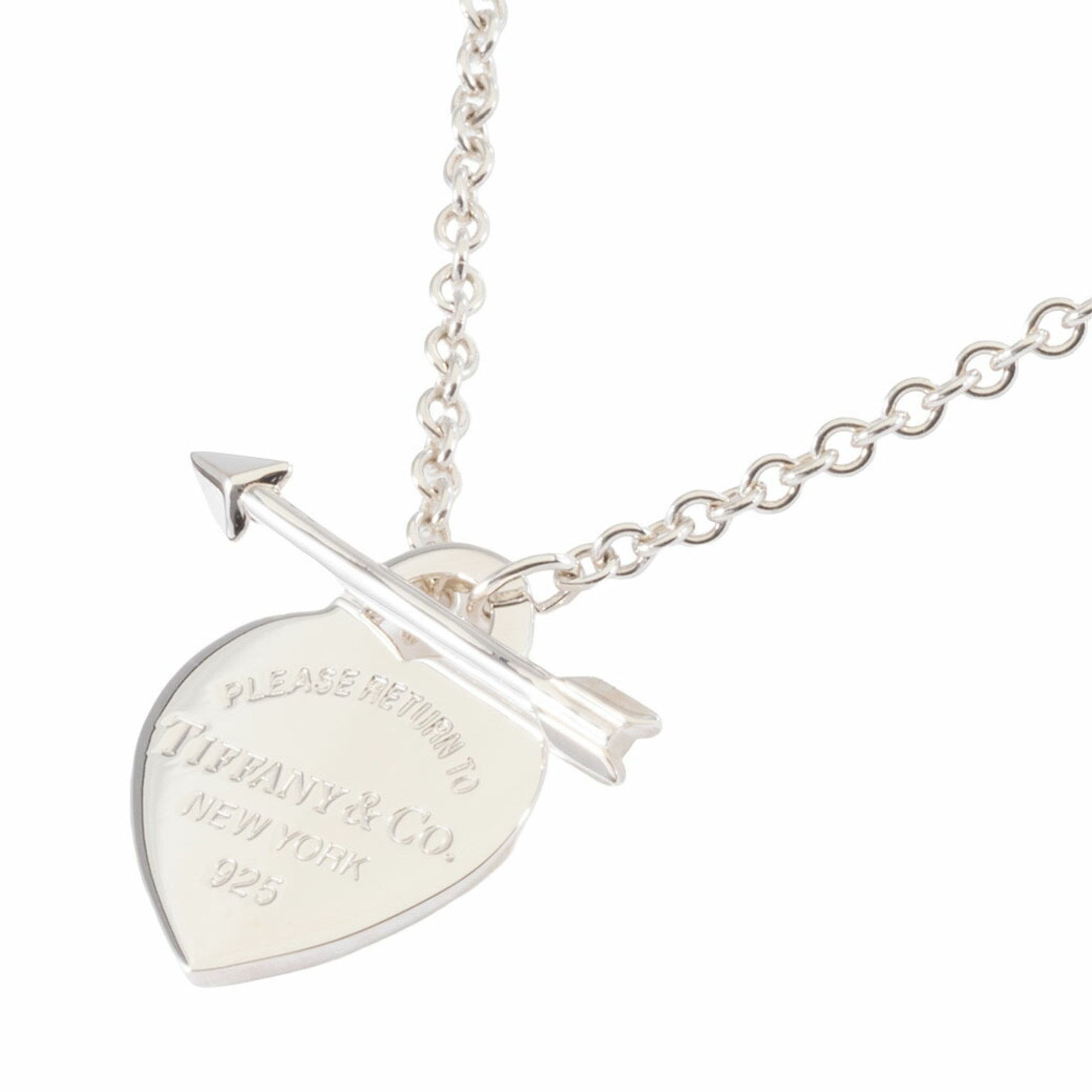 Pre-Owned Tiffany Lovestruck Heart Tag Pendant Small