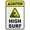 Warning Sign 3, variant on Caution High Step Sign for Home 12 x 8 Inches - Rust-Free Aluminum, UV Ink Printing, 7-Year Weatherproof Outdoor Durability, Staircase, Platform Use
