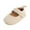 Beige, variant on IROINNID Baby Infant Corduroy First Walking Shoes Non-Slip Rubber Sole New Born Princess Solid Flat Shoes, Size 0-15M