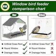 thumbnail image 2 of Window Bird Feeder With Strong Suction Cups Bird Window Feeder With Removable, 2 of 4