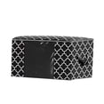 thumbnail image 1 of Binwennn Storage Bags Large Blanket Clothes Organization Containers For Comforters Bedding Foldable Organizer With Reinforced Handle Clear Window Sturdy Zippers Christmas Storage Black Storage That, 1 of 8