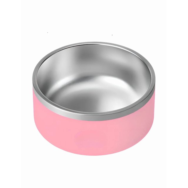 XtellarTazón De Acero Inoxidable Para Perro 35 Onzas Color Rosa