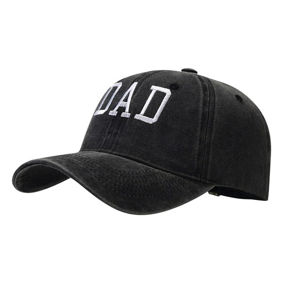 Fathers Day Gifts for Dad, Audhol Mom and Dad Hats Fathers Day Mom Dad Gifts Hat Embroidered Adjustable Baseball Caps Gift for Couples Parents Dad Hat Black1 A