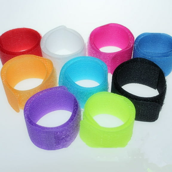 UPKOCH Cable Ties Assorted Color 20Set Compact Design 7.1X0.8X0.04In