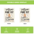 thumbnail image 6 of Welcome To Our Fire Pit Camping Garden Flag 12 x 18 Inch Double Sided, RV Campsite Campfire Camper Yard Outdoor Decoration, 6 of 6