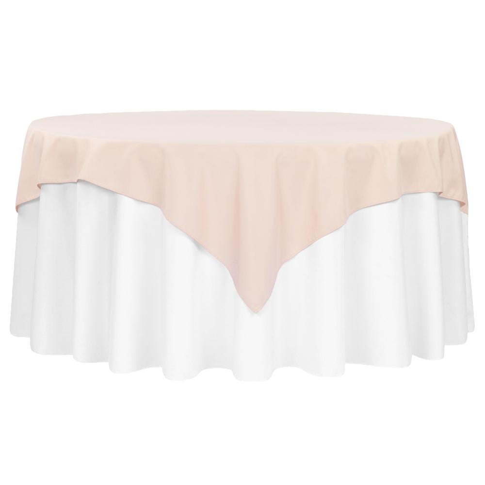 30 Pack 90"x90" Square Tablecloths Overlays 100% Fine Polyester Wedding Catering 
