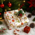 thumbnail image 3 of Shetland Sheepdog Christmas Wrapping Paper Rolls, Shetland Sheepdog Holiday Gift Wrapping Paper Merry Christmas, 3 of 7
