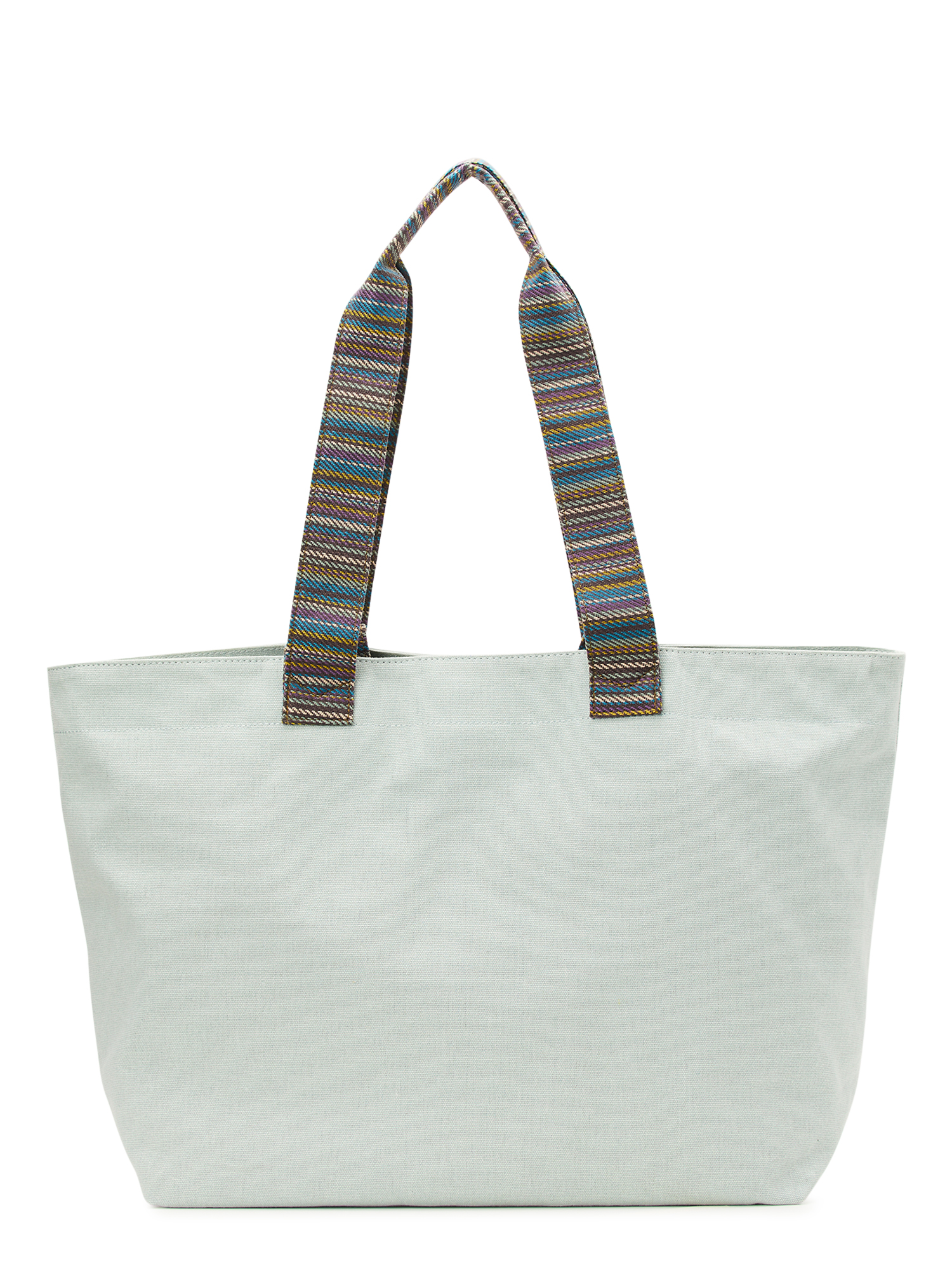 Women's Canvas Celestial Tote Bag, Jade Delight