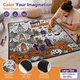 thumbnail image 4 of CHJK Halloween DIY Coloring Blanket, Washable Doodle Throw Blanket with 24 Markers, Creative Art Craft Kit for Travel Home Decor, 4 of 7