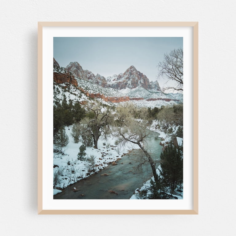 Winter in Zion - Utah Photography Landscape Mountain Snow Winter
