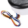 thumbnail image 3 of BIMZUC 3 in 1 GPS Speedometer Tachometer Fuel Level Meter 3.375 inches / 85 mm 120MPH 8000RPM 7 Colors Backlit for RV Yacht Truck Black Dial Black Bezel, 3 of 9