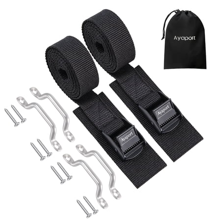 Ayaport Battery Tie Down Strap Hold Down Kit, for Boat, RV,1"x48", 2 Pack