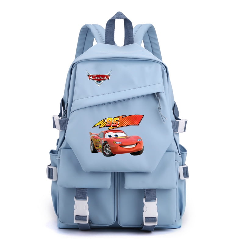 Disney Pixar Cars Lightning McQueen Backpacks Kids School Backpack for Girls Schoolbag Mens Shoulder Bag