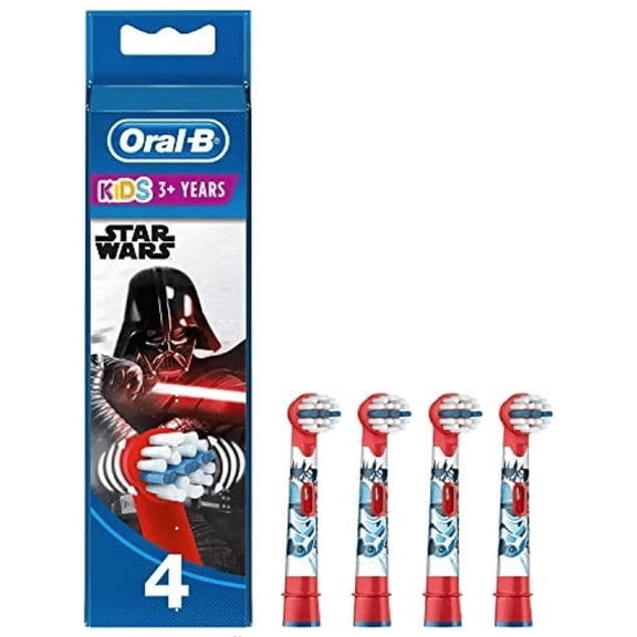 Oral-B Toothbrush Replacement Head for Kids Star Wars 4 Head