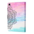 thumbnail image 3 of SaniMore Full Protective Case for Samsung Galaxy Tab A8 Case 10.5" 2022 SM-X200/X205, PU Leather Case Magnetic Clasp Card Slot Pen Holder Anti-slip Strip Auto Wake/Sleep Kickstand Cas, Mandala, 3 of 9