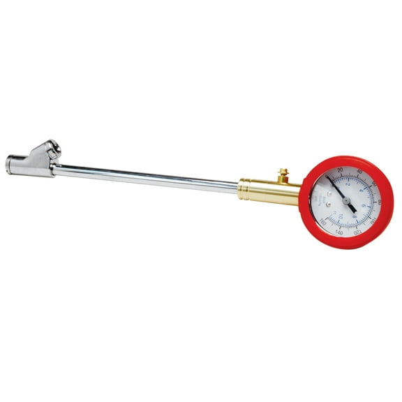 Truckspec 160 Psi Dial Tire Gauge Straight Chuck