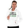 thumbnail image 3 of St Patricks Day Irish Boyfriend Hoodie Sweatshirt Women Brisco Brands M, 3 of 5