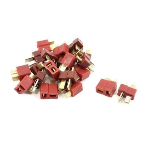 20Pairs 40PCS High Quality RC Accessories FPV Helicopter Racing Drones Deans Style Male Female Connectors For RC LiPo Battery T-Type Plug 20 PAIRS