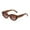Brown, variant on Weikingp Sunglasses Womens Women Fashion Street Shot Glasses Pc Frame Sunglasses Sunglasses Men Womens Sunglasses () Brown Plastic