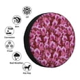 thumbnail image 4 of Goofa Orchids Flowers Pattern Universal Tire Cover for Jeep, SUV, Truck, and Trailer – Waterproof, UV-Resistant,Easy to Install, Fits 14"-17" Tires-17 inch, 4 of 6