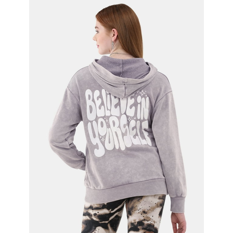No Boundaries Washed Sweatshirt Women s and Women s Plus