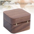 thumbnail image 4 of Wooden Ring Box Magnetic Closure Elegant Proposal Holder Box Wedding Ceremony, 4 of 7