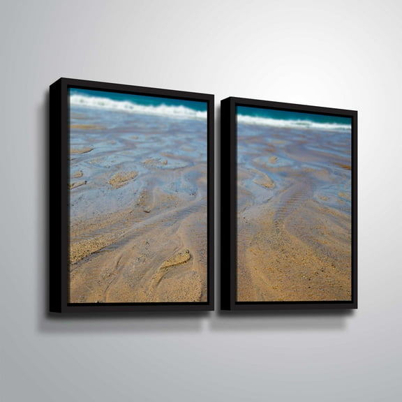 Artwall , 2 Piece Floater Framed Canvas Set by Chris Tuff