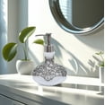 thumbnail image 5 of Decozen Gifts for Mom - Premium Frosted Glass Lotion Dispenser for Mother's Day Gifts, Bathroom Decor, Soap Dispenser, Glass Pump Bottle, Liquid Hand Soap Bottle - Mothers Day Decor, 5 of 9
