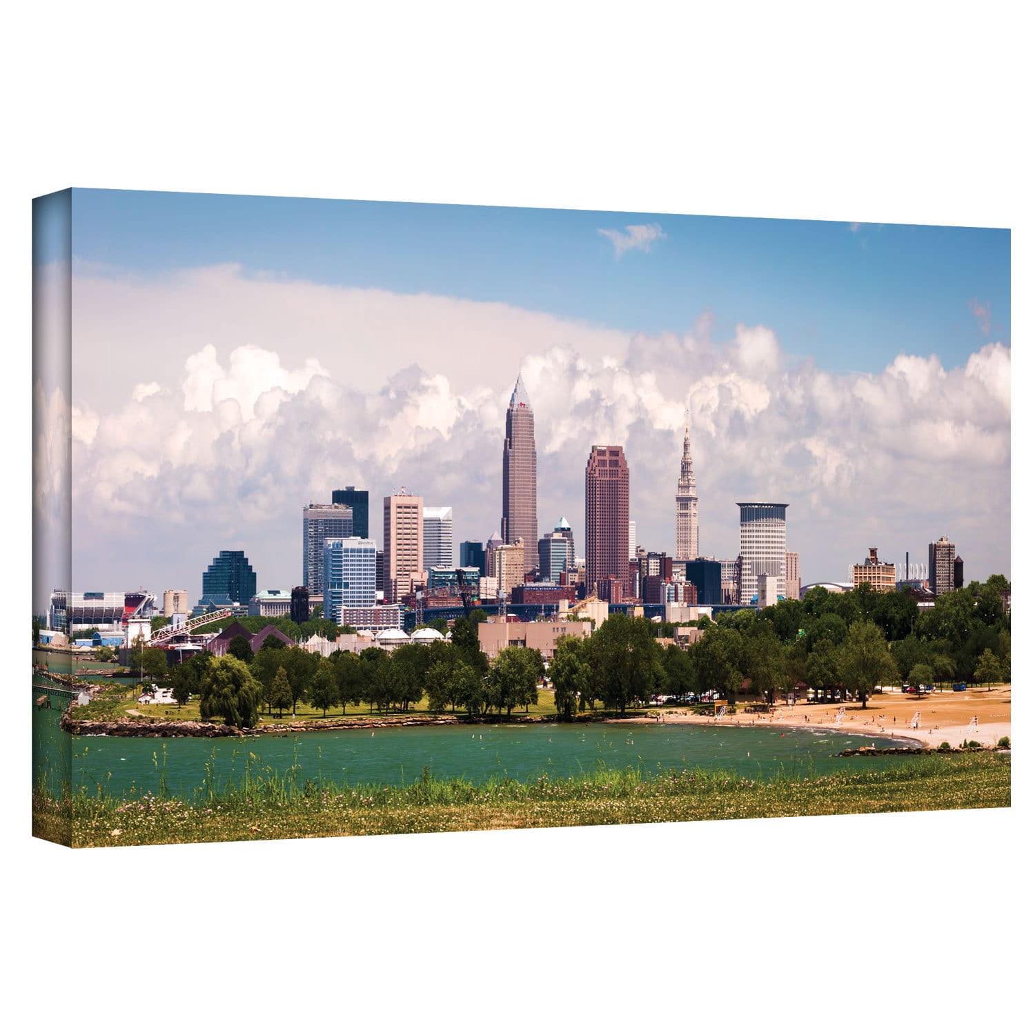 Cody York "Cleveland Pano 2" Gallery-Wrapped Canvas