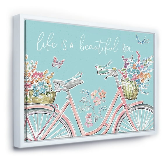 Designart ' Sparrow Spring III Crop ' Traditional Framed Canvas