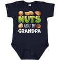 thumbnail image 3 of Inktastic Nuts About My Grandpa Peanut, Almond, Pistachio Boys or Girls Baby Bodysuit, 3 of 5