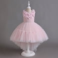thumbnail image 5 of Godderr Toddler Girls Tutu Dresses Kids Flower Girls Party Dress Stage Catwalk Dresses Bridesmaid Ball Gown Wedding Tulle 4-12 Years, 5 of 7