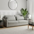 thumbnail image 3 of Hillsdale Furniture York Upholstered Sofa in Stone Gray fabric, 3 of 14