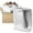 Metallic, variant on 10 Pack Silver Bubble Thermal Bags 6" x 6" x 6" /w Hand Hole