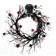 thumbnail image 1 of Coronas de esqueletos de terror xinyu Halloween con luces de ojos rojos, 1 of 7