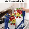 thumbnail image 5 of Pioneer Flower Floral Print Pattern Bathroom Rugs Mat, Non Slip Microfiber Bathroom Rug with Rubber Backing, Soft Mats for Bathroom Floor Tub Shower, 20"x32", 5 of 5