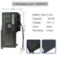 thumbnail image 5 of PA5107U-1BRS Battery For Toshiba Satellite L55-A5284 L55-A5284NR L55-A5299 43Wh, 5 of 6