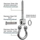 thumbnail image 3 of Load capacity 220 kg heavy duty ceiling hook, stainless steel hanging hammock hook, 3 of 5