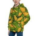 thumbnail image 2 of Goofa Fresh Corn 1 Pattern Hooded Sweatshirt for Youth Trendy youth sweatshirt Casual Hoodie for Boys and Girls-Small, 2 of 6